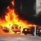 masina incendiata