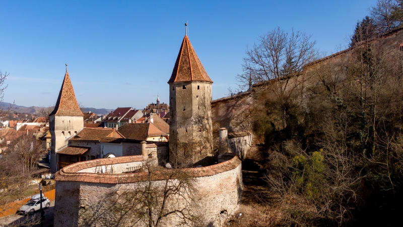 Turnul şi Bastionul Măcelarilor din Cetatea Medievală din Sighişoara au