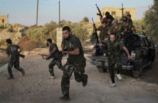 Free Syrian Army soldiers in Idlib