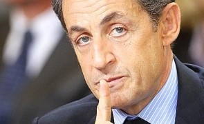 Nicolas Sarkozy on visit in Bordeaux