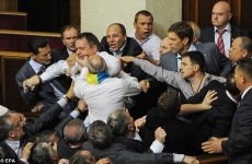ucraina parlament bataie