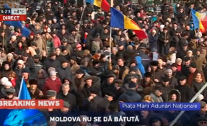 protest moldova chisinau