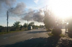 incendiu aeroport Arad