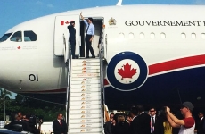 Justin Trudeau avion