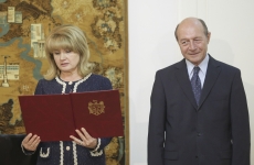 Inquam Traian Băsescu Maria Basescu depunere juramant moldova