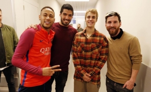 Messi, Suarez, Bieber, Neymar