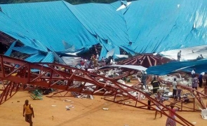 biserică prăbușită Nigeria