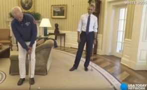 Obama Bill Murray golf