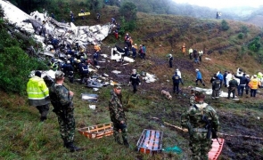 avion prăbușit Columbia