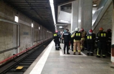  metrou evacuat, poliție