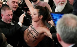 Femen Marine Le Pen