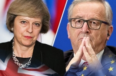 Jean-Claude Juncker si Theresa May