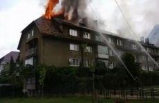 incendiu bloc Piatra Neamt