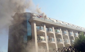 incendiu hotel turcia