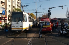 tramvaie accident București