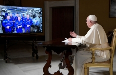 Papa Francisc conversatie astronauti ISS