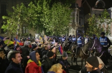 proteste rezist Jandarmi calare cai