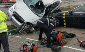 accident A1 benzinarie