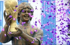 statuie Maradona India