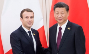 Emmanuel Macron Xi Jinping
