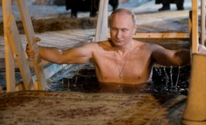 Vladimir Putin apă inghetata