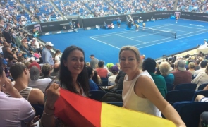 români tribune Australian Open