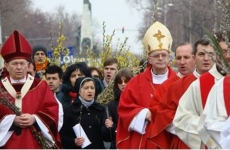 procesiune catolici Florii