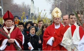 procesiune catolici Florii