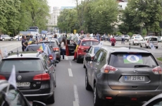 Inquam protest șoferi moldoveni