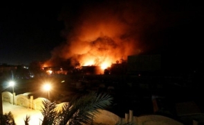 incendiu Basra Irak