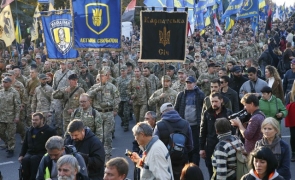 Ucraina nationalisti manifestatie