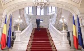 Inquam Klaus Iohannis scări Cotroceni
