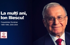 Ion Iliescu, omagiu Facebook PSD 