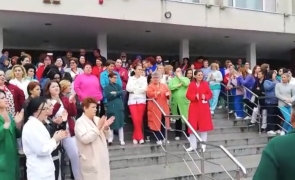 Protest spital Craiova
