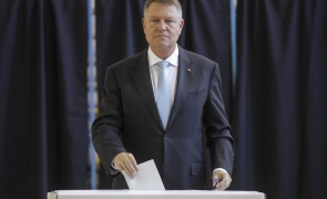 Klaus Iohannis vot
