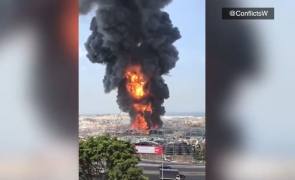 Beirut Liban incendiu