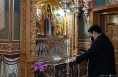 Ambasadorul Kazahstanului la mănăstirea Putna