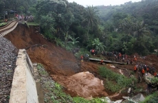 alunecări de teren, insula Java