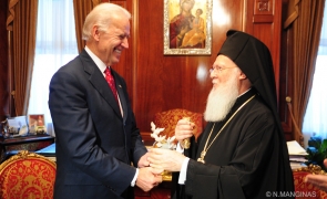 Patriarhul Ecumenic Bartolomeu Joe Biden