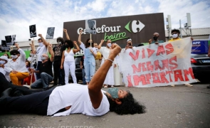 supermarket, Brazilia, proteste, 