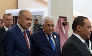 Mahmoud Abbas şi Ahmed Aboul Gheit
