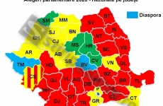 harta alegeri parlamentare