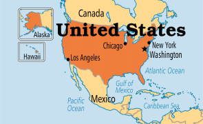 SUA harta map