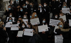 proteste avocati Curtea de Apel Bucuresti