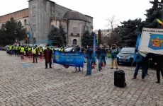 Protest, Botoșani, polițiști
