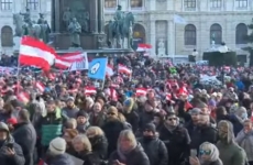 Viena, protest, austria