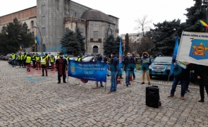 Protest, Botoșani, polițiști