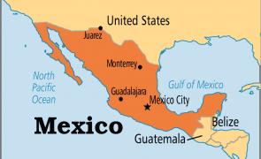 Mexic map harta