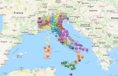 Harta parohiilor, Episcopia Italiei