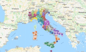 Harta parohiilor, Episcopia Italiei